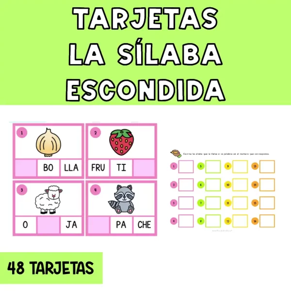 Kit la sílaba escondida