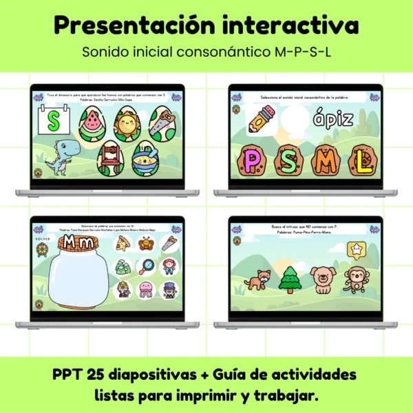 PPT Sonido Inicial Consonántico M-L-P-S